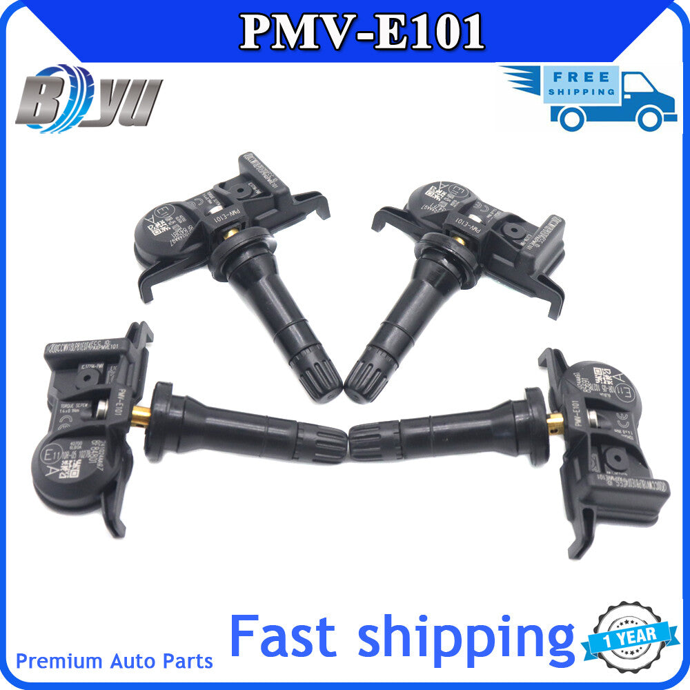 Kit (4) TPMS Tire Pressure Sensor for PMV-E101 40700-62B0A 40700-EZ00B- v