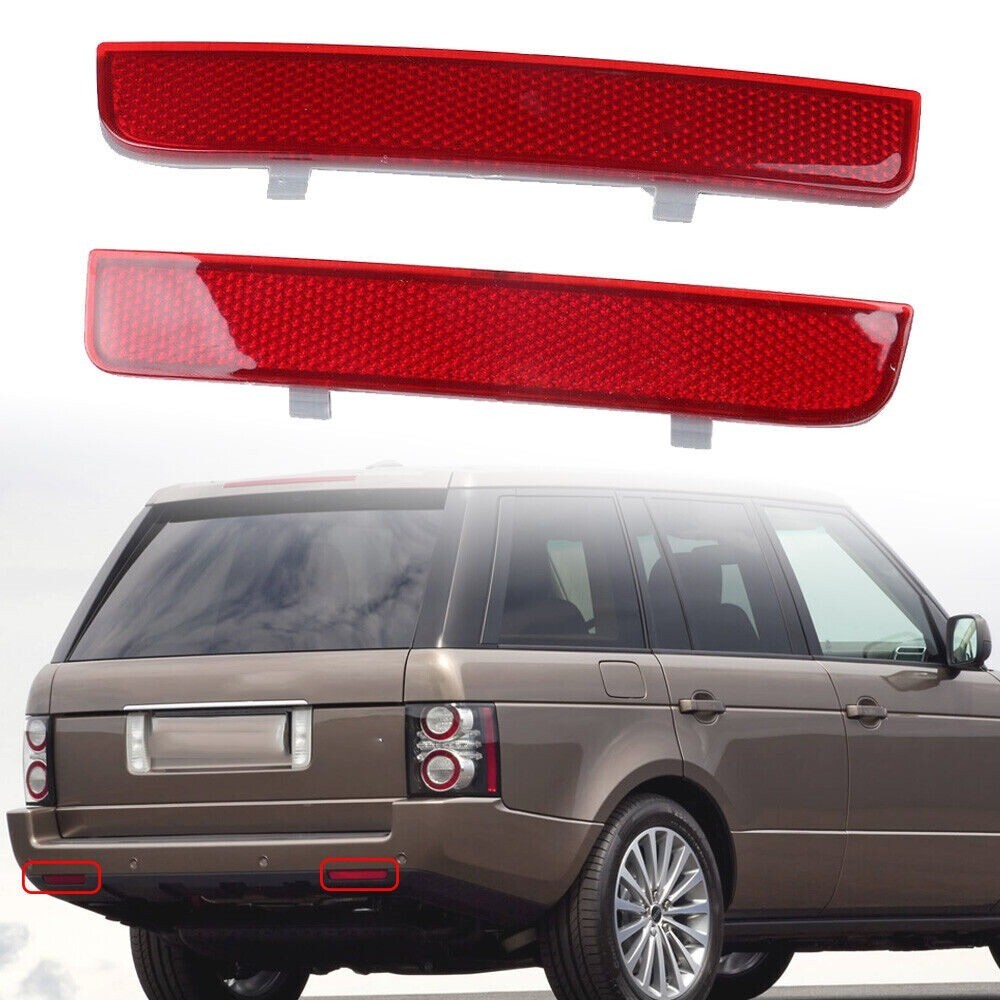 2Pcs Rear Bumper Taillight Reflector for Land Rover for Range Rover Freelander LR2