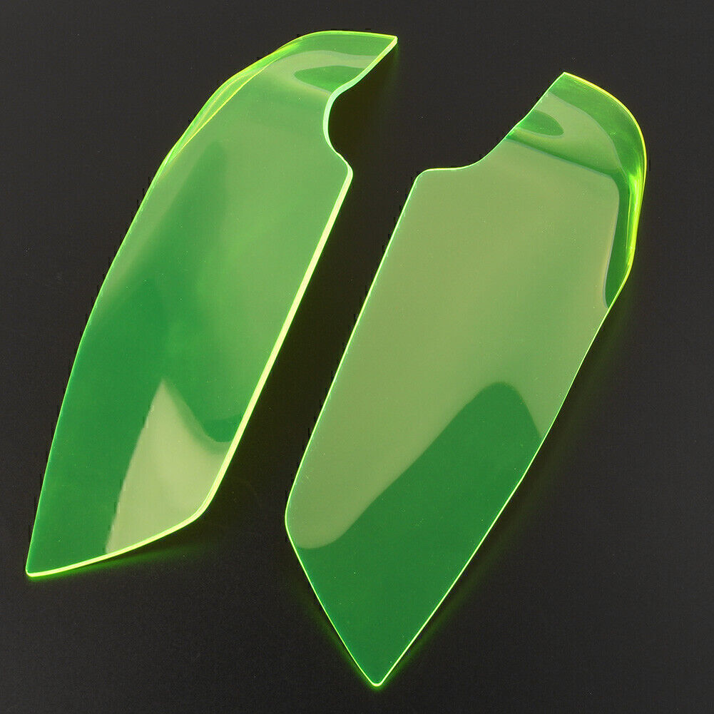 Green Front Headlight Guard Shield Screen Lens Cover for YAMAHA R25 R3 2012-2017 Q