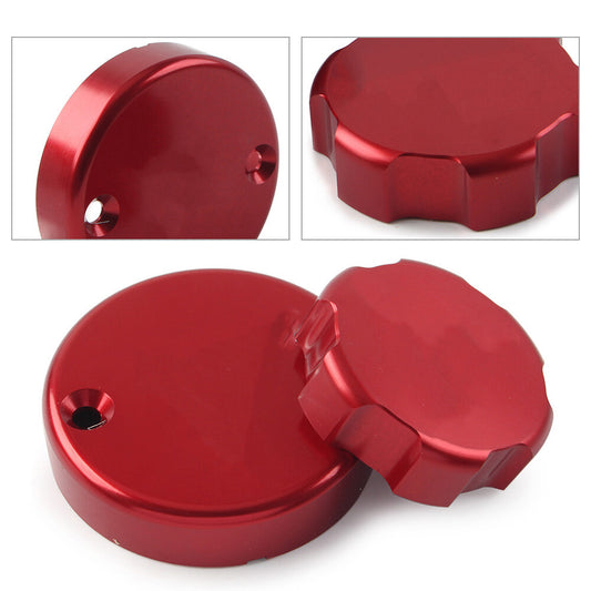 Vordere Bremskupplung Reservoir Abdeckung ?lpumpe Kappe f¨¹r for Ducati 848 1098 Rot