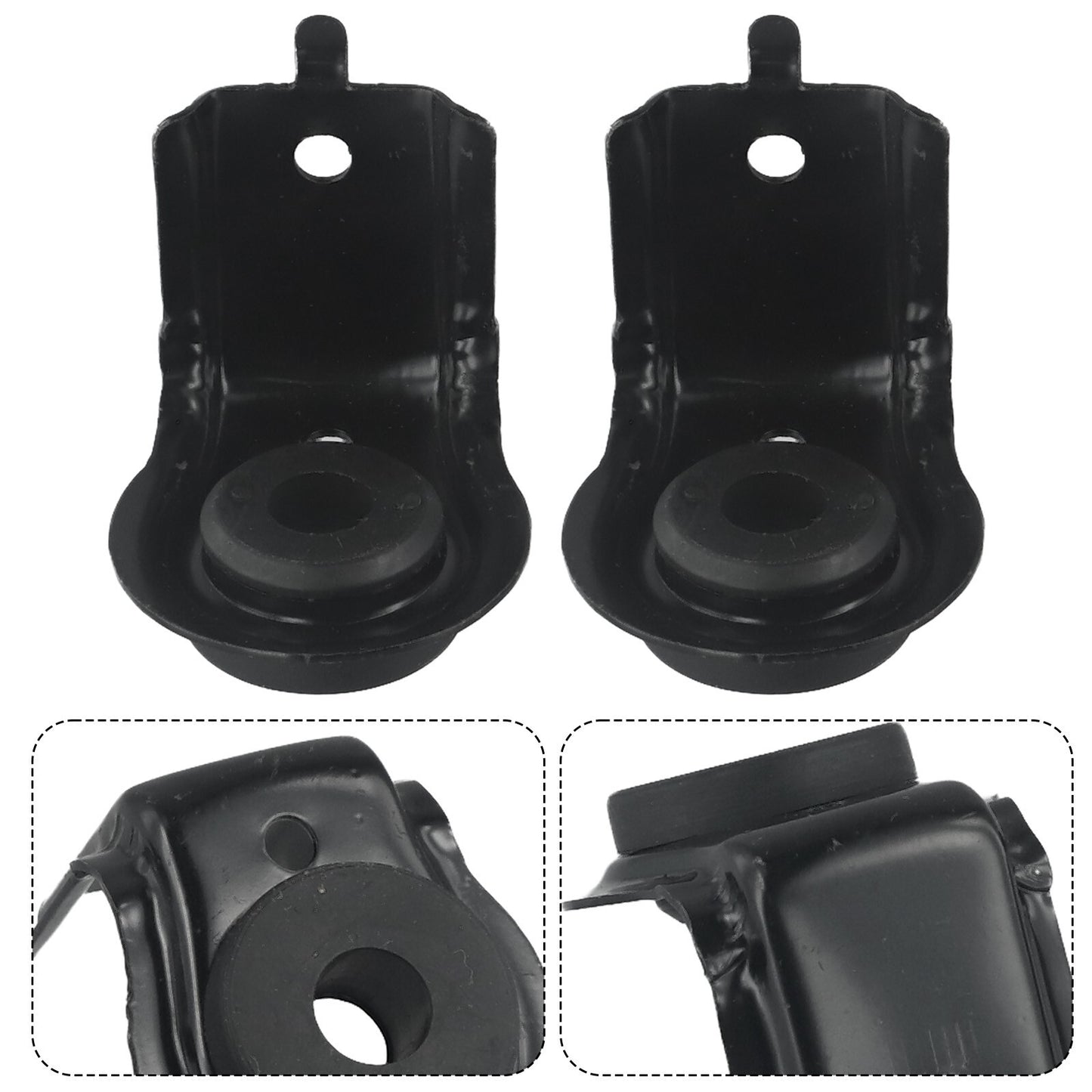 2PCS Upper Radiator Bracket With Cushion 74171-SNA-A00 for for Civic