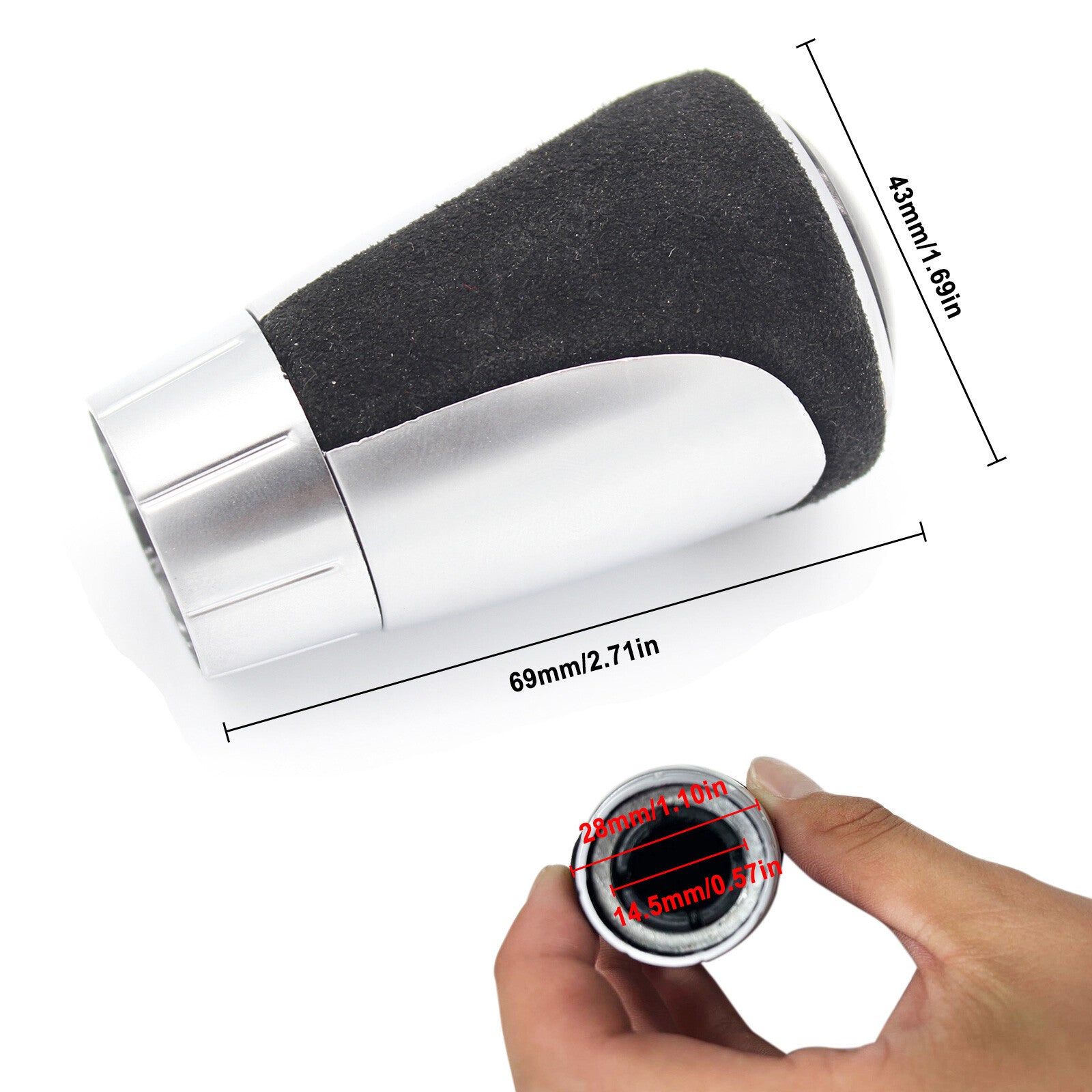 5/6 speed manual gear lever shifter suitable for 1.3 E81 E82 E87 E88 E93- n
