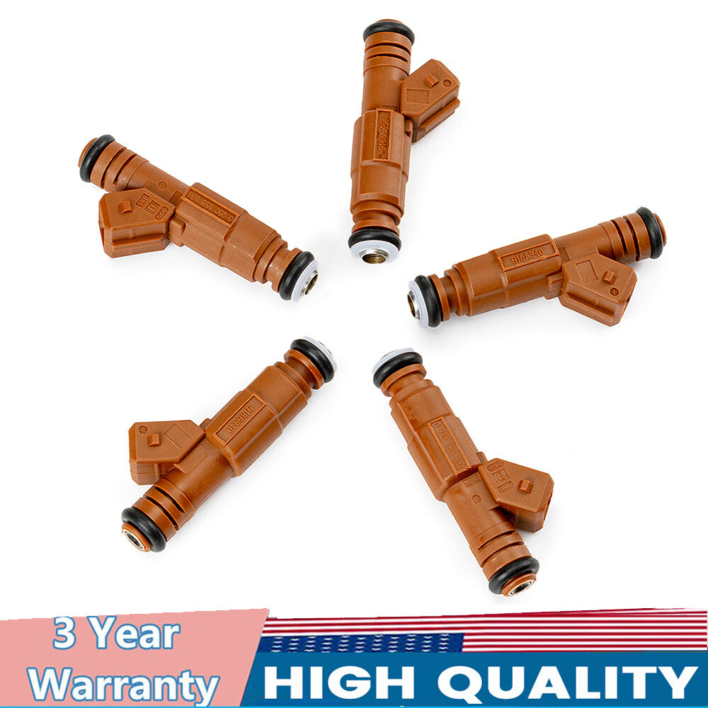 5-piece fuel injector kit 0280155831 suitable for Volvo S60, S80, C70, V70, XC70, XC90