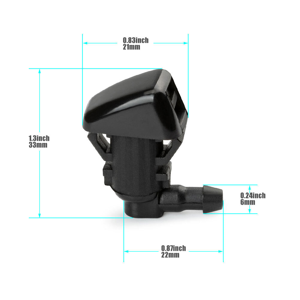4-piece sprayer windshield washing machine nozzles suitable for 25823360 25823361 8S4Z17603AA 7T4Z17603A- n