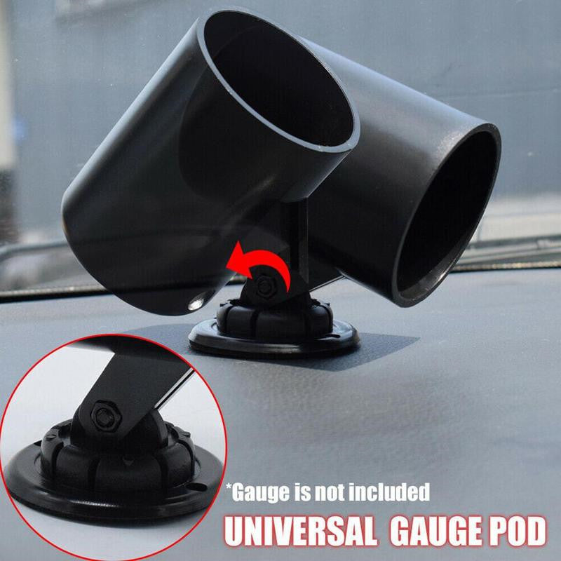 Universal 2 52mm Vehicle Car Truck Single Swivel Gauge Holder Pod Cup Mount