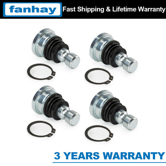 4-Pack Upper Lower Front Ball Joints for Polaris RZR 900 - XP 4 S Trail 7082507