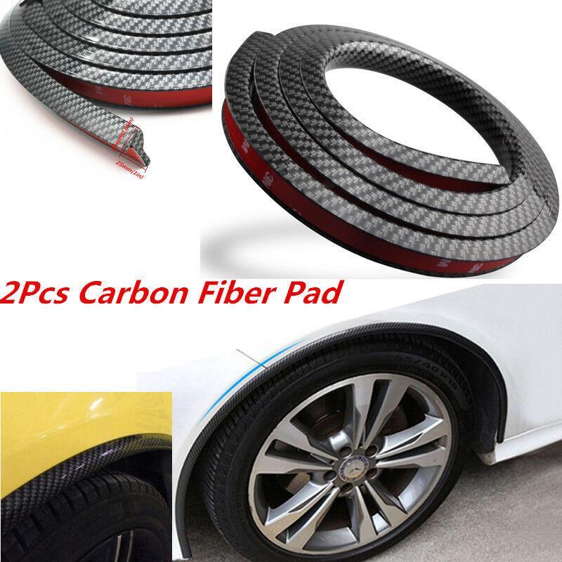 Universal carbon fiber protective pads for car mudguards and wheel arches - n