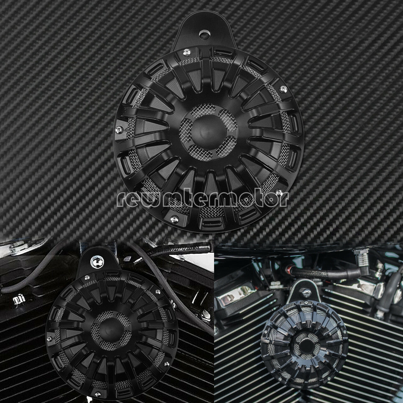 15 Stripe 110dB Horn Speaker Fit for Harley Big Twin 1991-2017 Touring 1999-2016