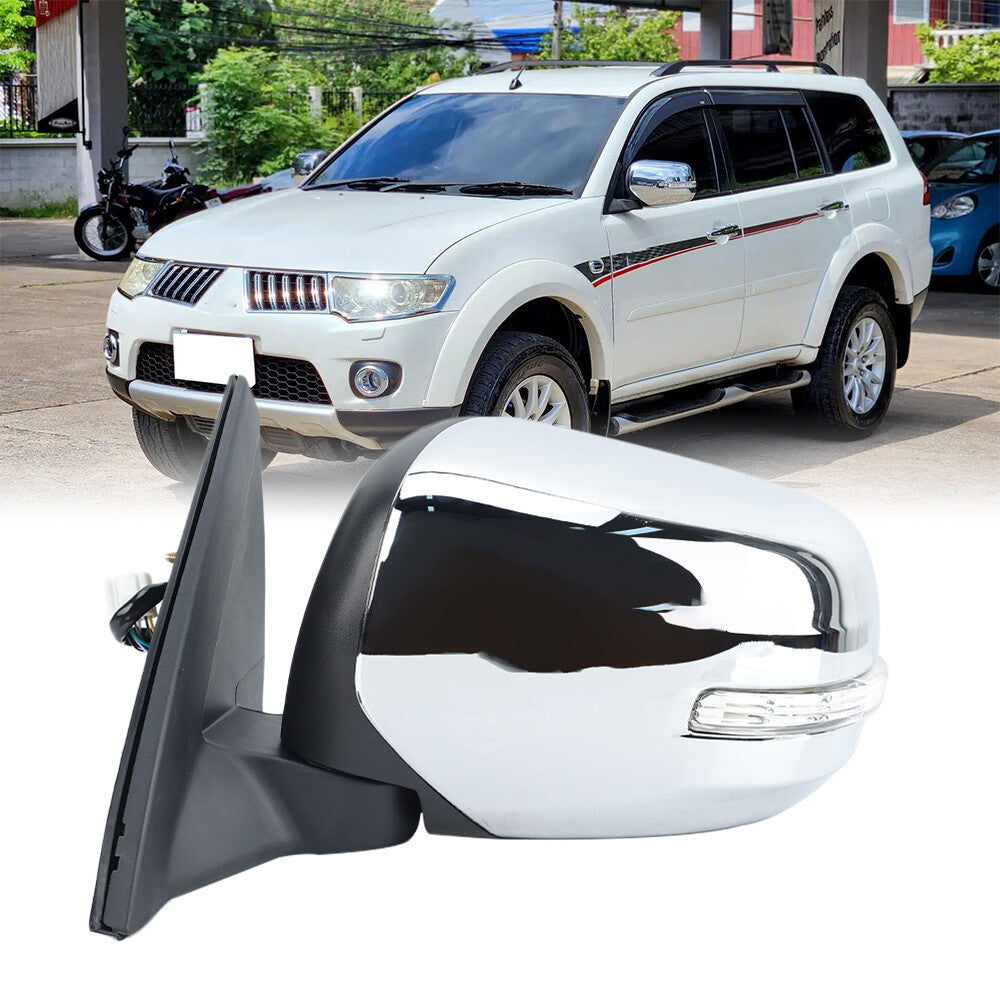 F¨¹r for Mitsubishi L200 Triton 2007-2014 Au?enspiegel R¨¹ckspiegel 9 Draht Links