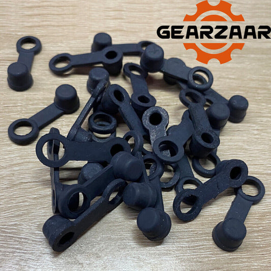 (25 Pack) Brake Bleeder Screw Caps Grease Zerk Fitting Cap Rubber Dust Cover Kit