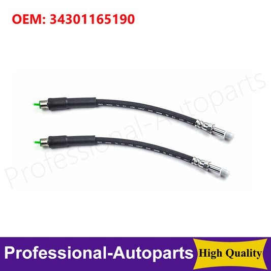 2PCS Rear Brake Hose 34301165190 for BMW 5 Series E39 Brake Hydraulic Hose Q