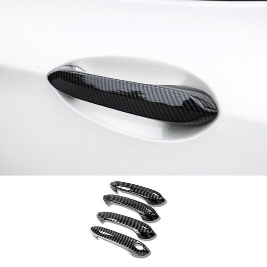 for BMW X3 G01 2018-2021 Carbon Fiber Exterior Outside Door Handle Cover Trim 4P