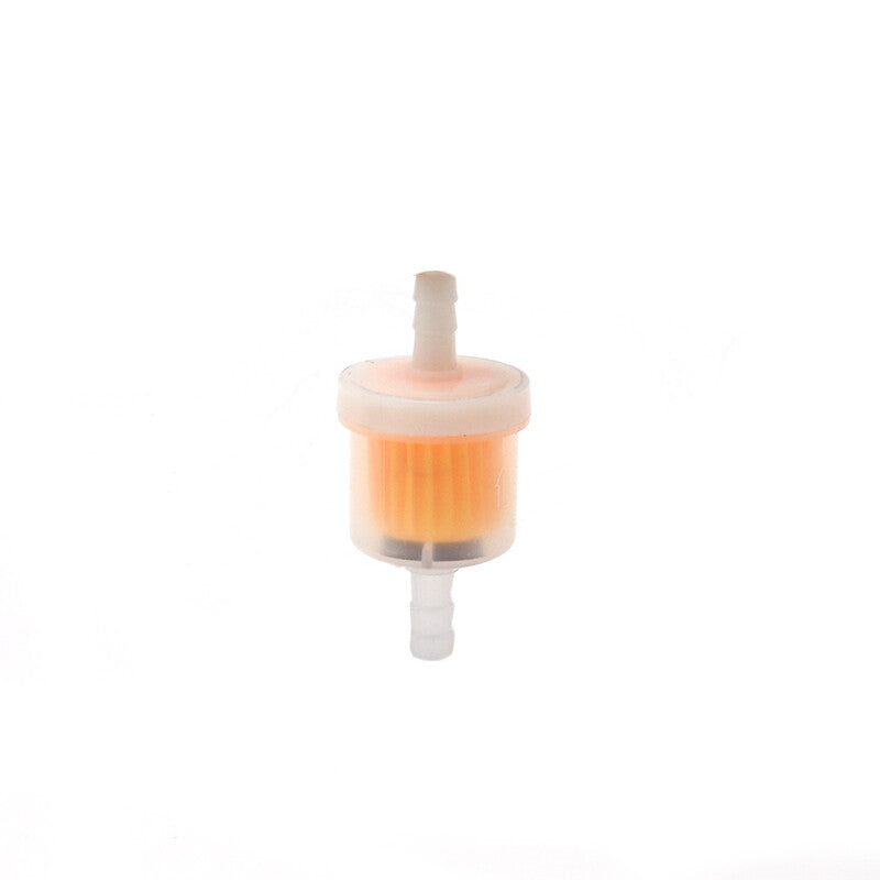 2pcs 1/4'' Hose Motorcycle Scooter Gasoline Filter Inline Clear Gas Fuel Q