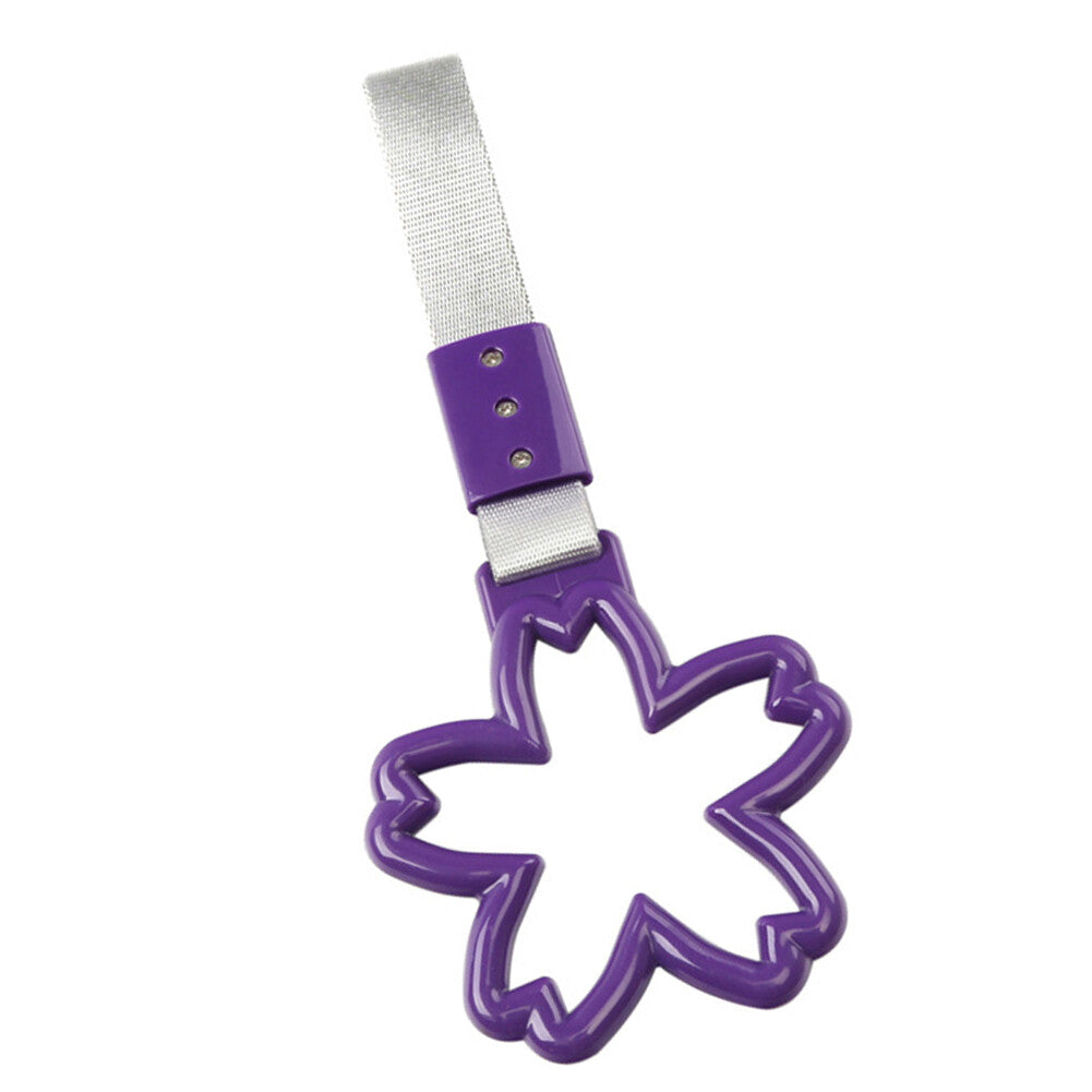 Ring Train Bus Handle Hand Strap Drift Charm Tools Sliver+purple Cherry Shaped