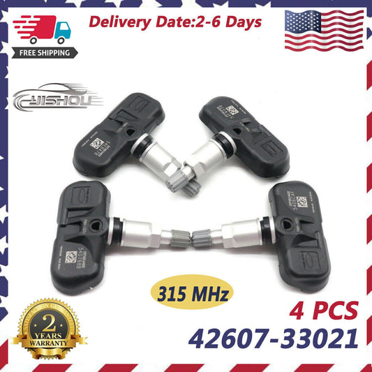 4PCS PMV-107J 42607-33021 TIRE PRESSURE SENSOR TPMS for Toyota for Lexus for Scion
