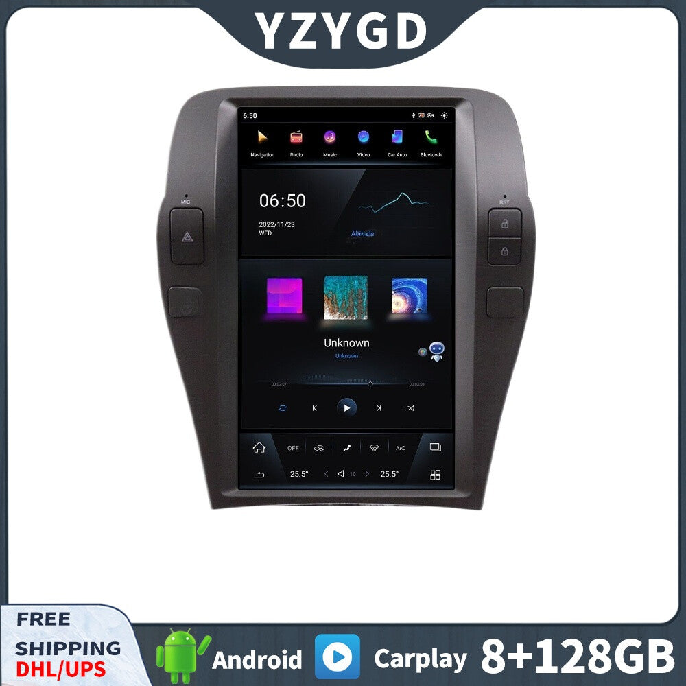 for Chevrolet Camaro 2010-2015 Car Radio Screen Stereo CarPlay Receiver 128GB