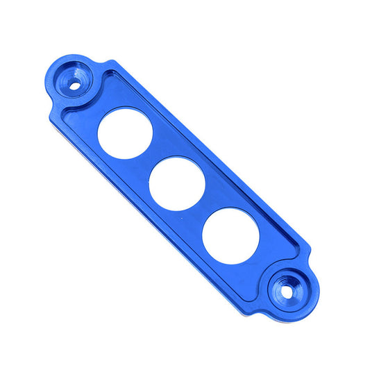 Blue Car Battery Tie Down Bracket Clamp Holder - Small Universal 45 x 170mm Q