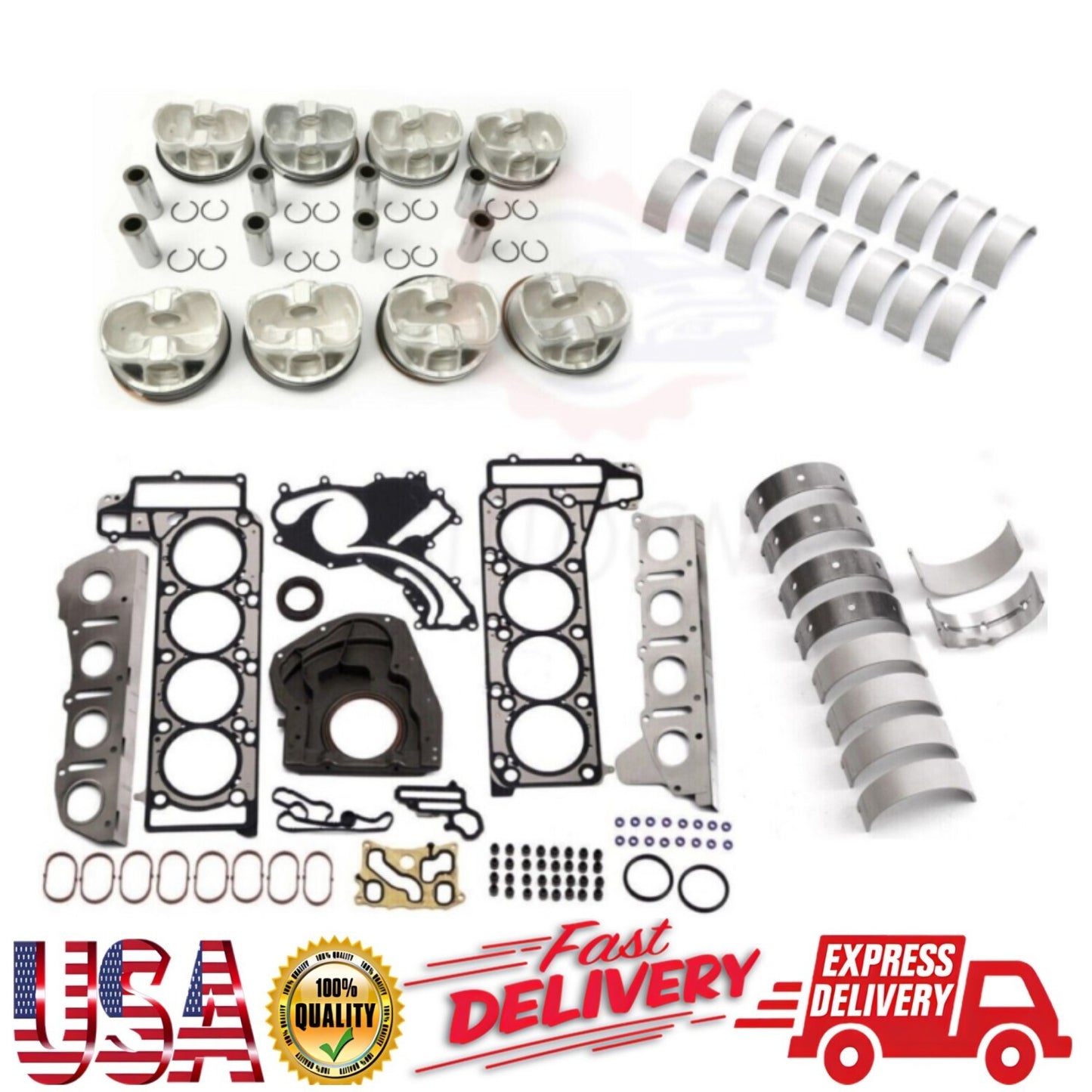 M157Engine Overhaul Piston Gasket Kit For 5.5T for Mercedes-Benz S63 AMG W166 W212