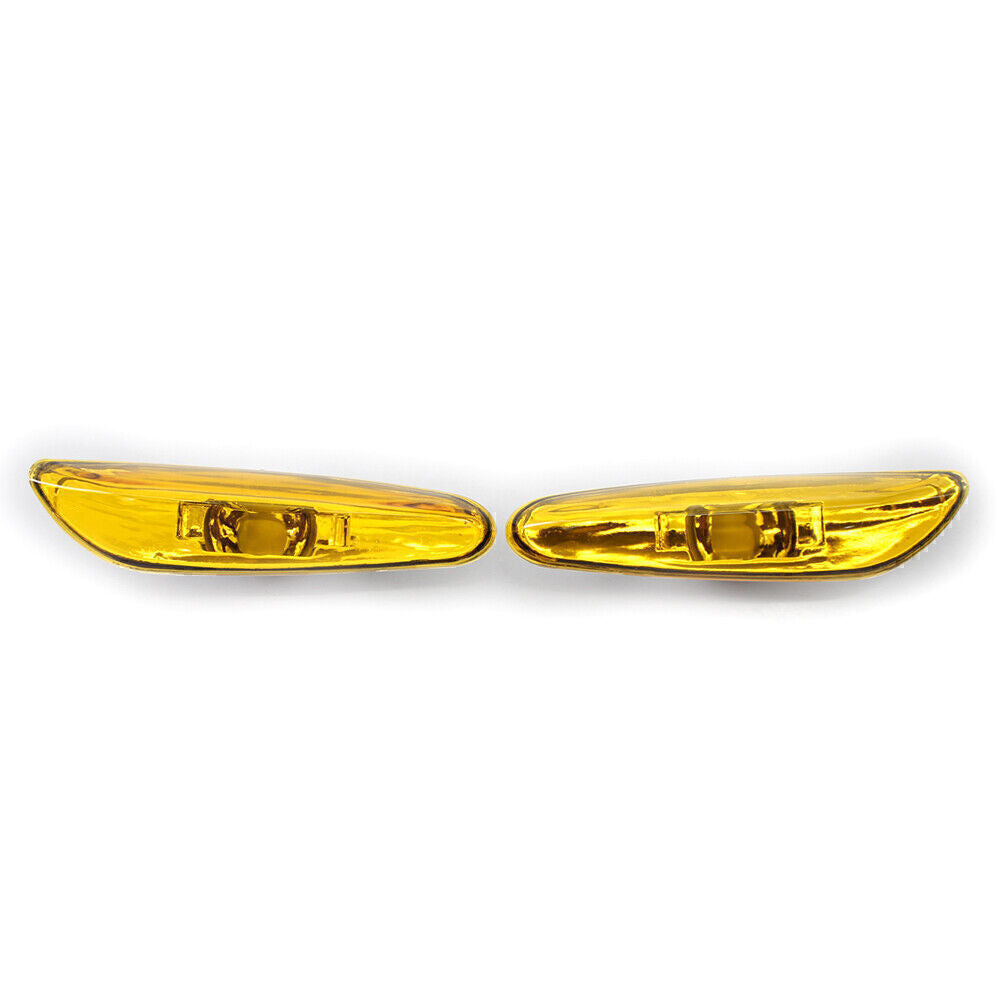 2x Yellow Side Marker Light Turn Signal Lamp for BMW E46 4DR 2002-05 63137165915