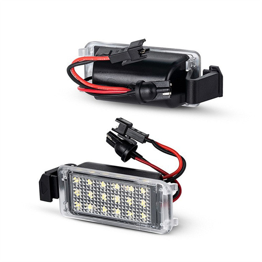 Car White License Plate Light Tag Lamp Pair for Chevrolet Camaro 2010-2013 Q