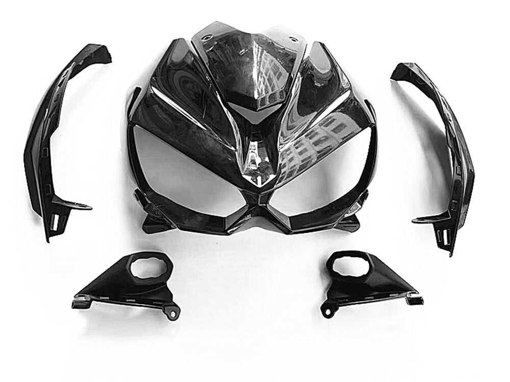 Front Upper Fairing Headlight Shroud Cowl Nose Kit for 2014-2019 for Kawasaki Z1000 Q
