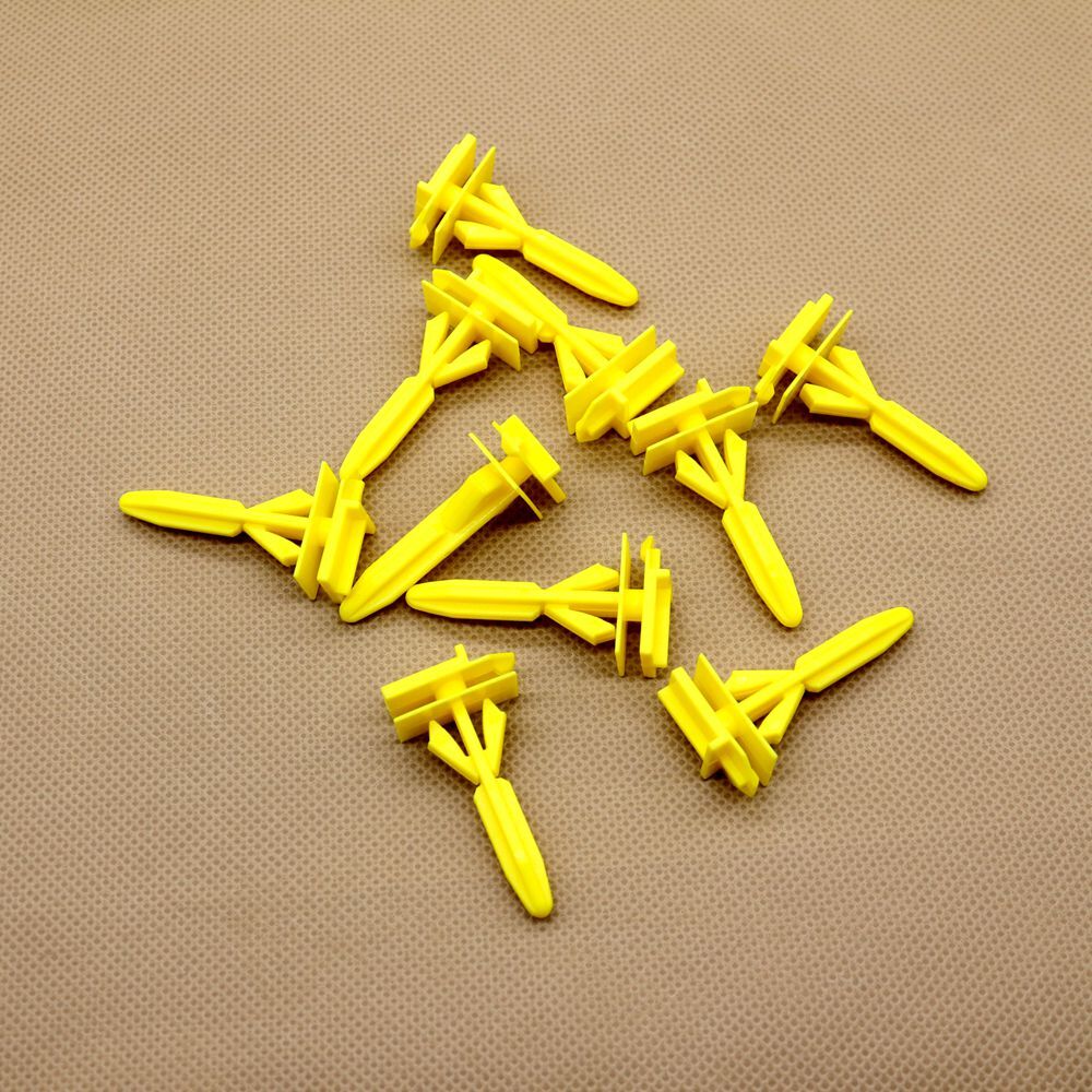 10Pcs Rocker Panel Moulding Retainer Clip For GM for Chevrolet for Pontiac Torrent