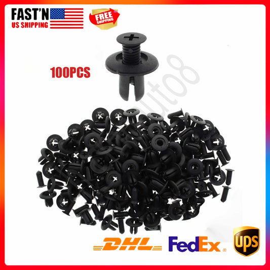 100PCS Retainer for Veloster Clips 86590-28000 Car Bumper Fender Fastener for Tucson