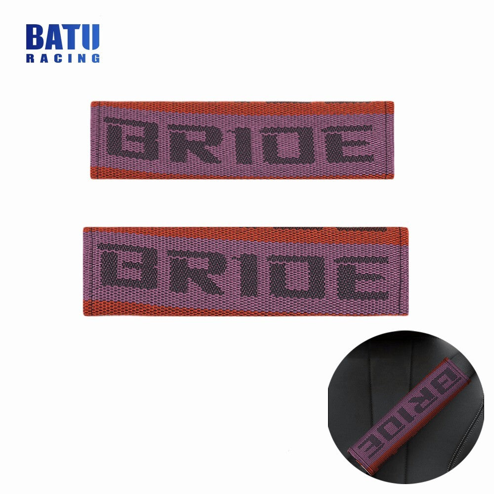 Car Safety for Seat BRIDE Belt Shoulder Pad Cover Cushion Comfortable Driving X2