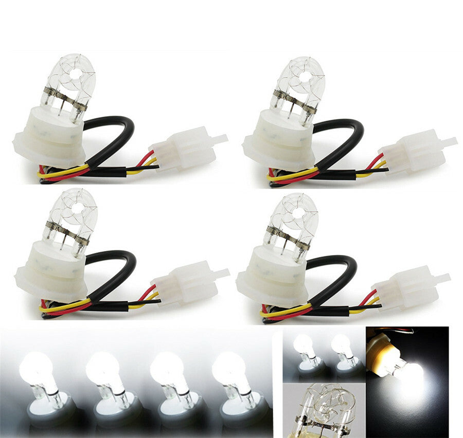 4x 20W White HID Hide-A-Way Flash Strobe Tube Spare Replacement Bulbs Tube Light Q