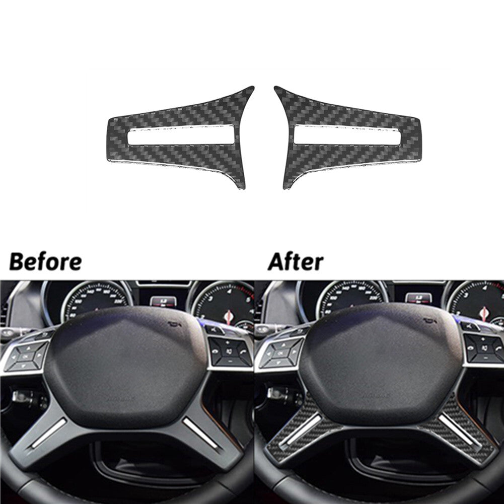 2pcs Carbon Fiber Turn Signal Decoration Cover Trim For Taycan 2019-2022 v