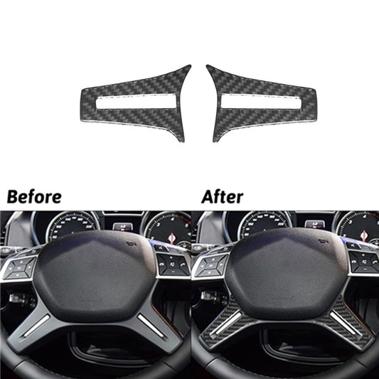 2pcs Carbon Fiber Turn Signal Decoration Cover Trim For Taycan 2019-2022 v