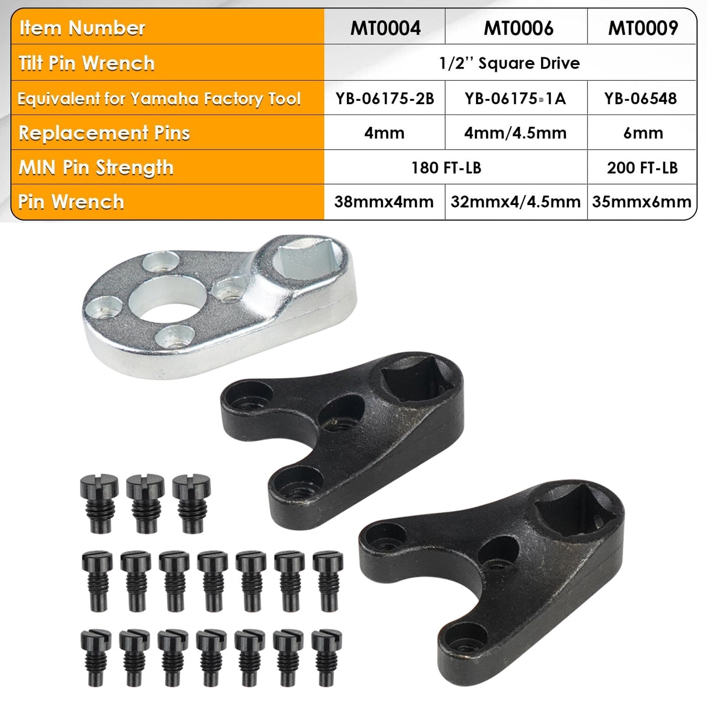 Outboard Trim/Tilt Pin Wrench Cap Removal Tool MT0006 for Yamaha Johnson for Suzuki Q
