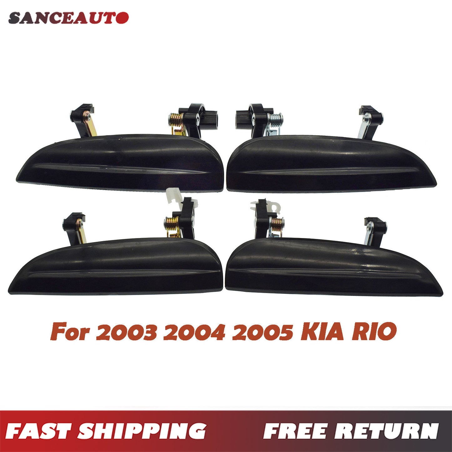 4PCS Front Rear Outside Outer Exterior Door Handle for KIA RIO 1.6L 2003-2005 n