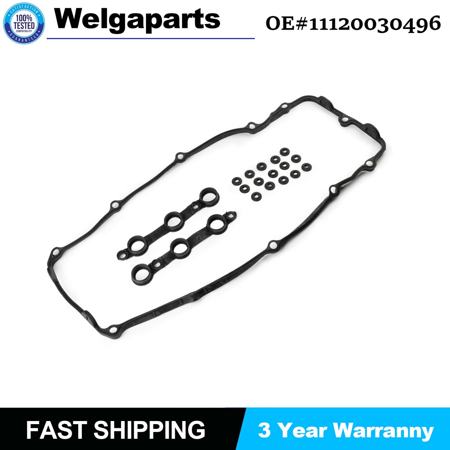1 SET for BMW E39 E46 E53 323I 328I 330I 325I 528I 525I X5 Valve Cover Gasket