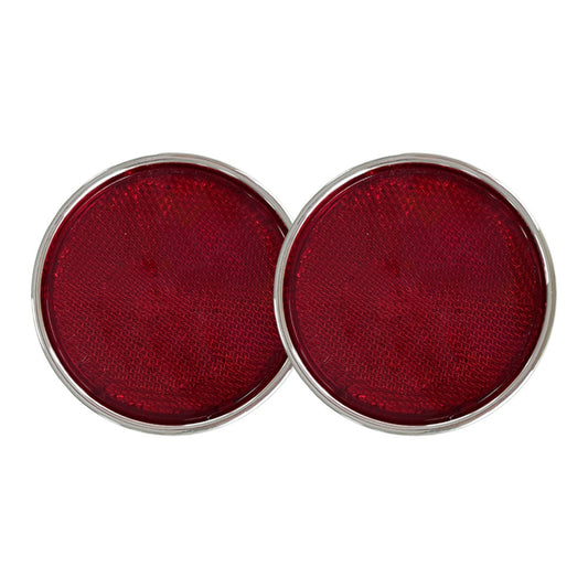 Fits for Land Cruiser FJ25 FJ40 FJ55 1958-1973 2X Reflector Warning Light Lamp Q