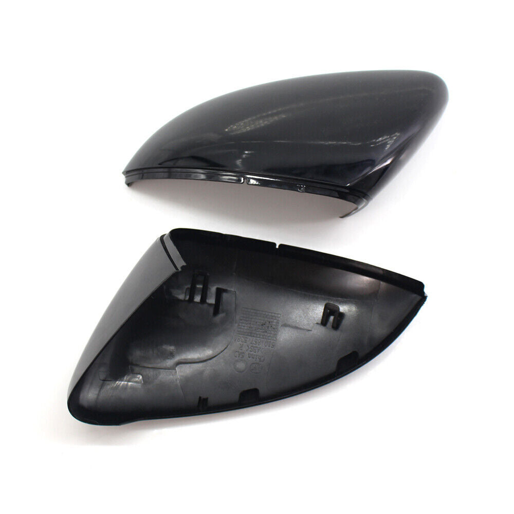 Black Side Mirror Cap Housing / Mirror Cover for VW Golf7 for Golf 7 MK7 GTi LH+RH