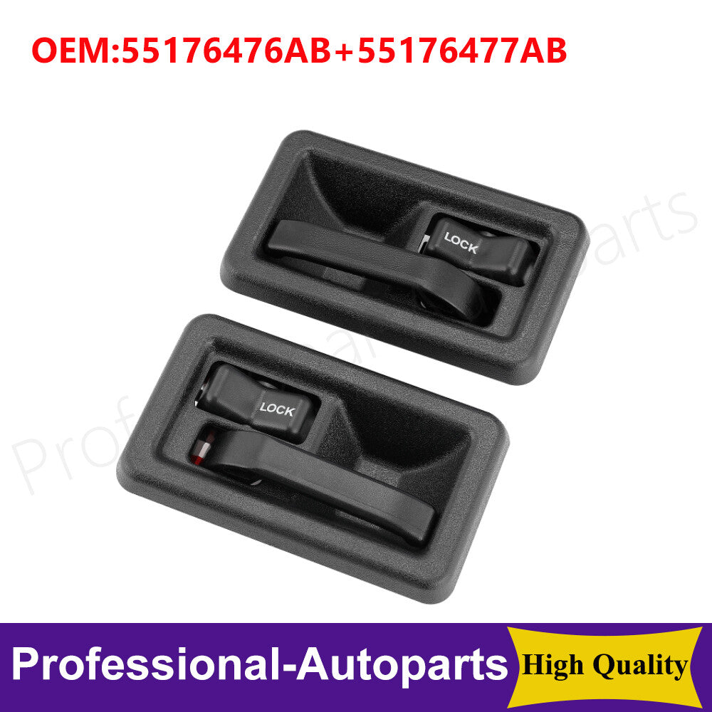 One pair of left and right inner door handles, suitable for 1987-2004 for Jeep Wranglers.