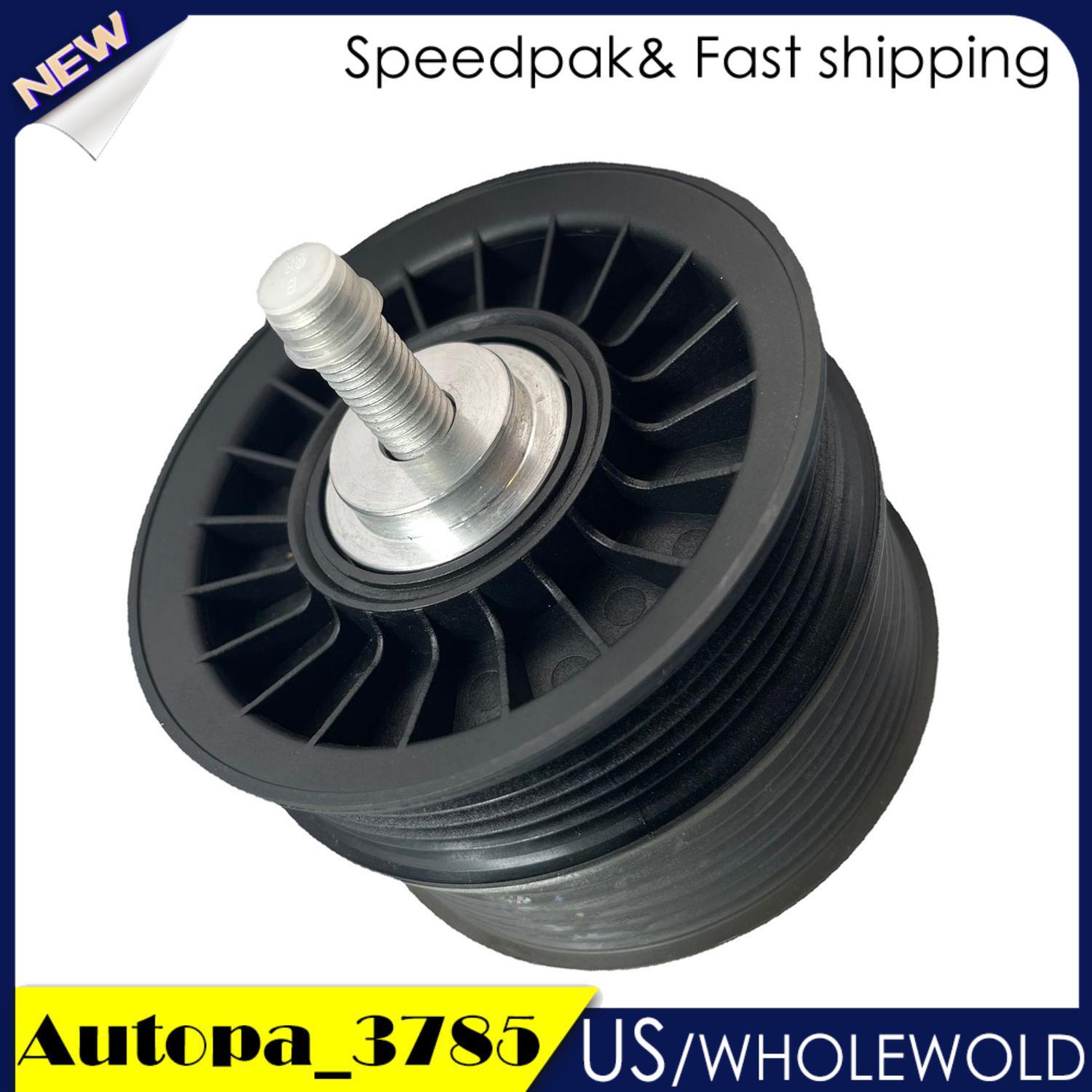 Double Idler Pulley Set 1132020419 Fit for Mercedes CLS55 S55 SL55 G55 AMG M113k