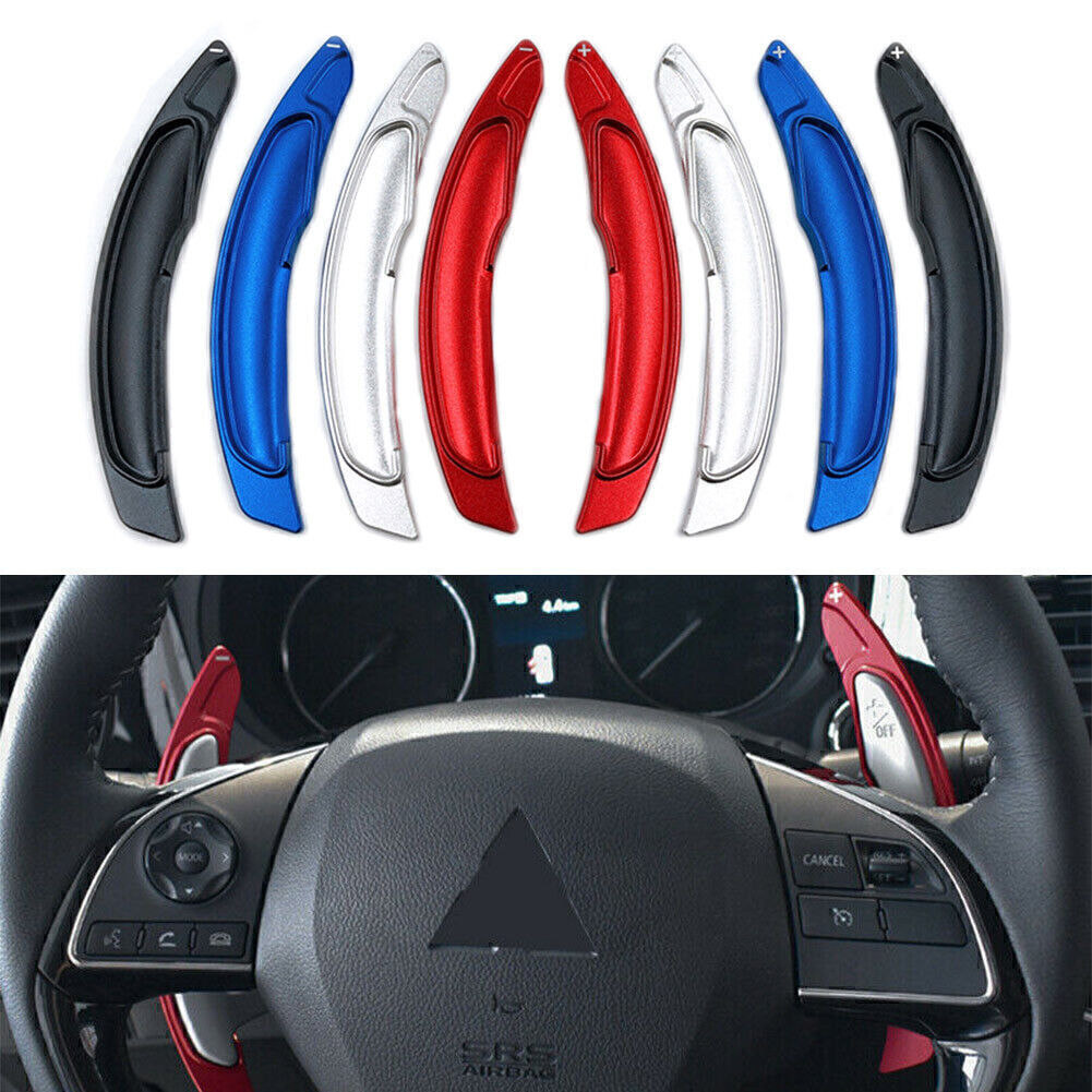 Steering Wheel Shift Paddle Extended Shifter Trim for Mitsubishi Lancer Evo X