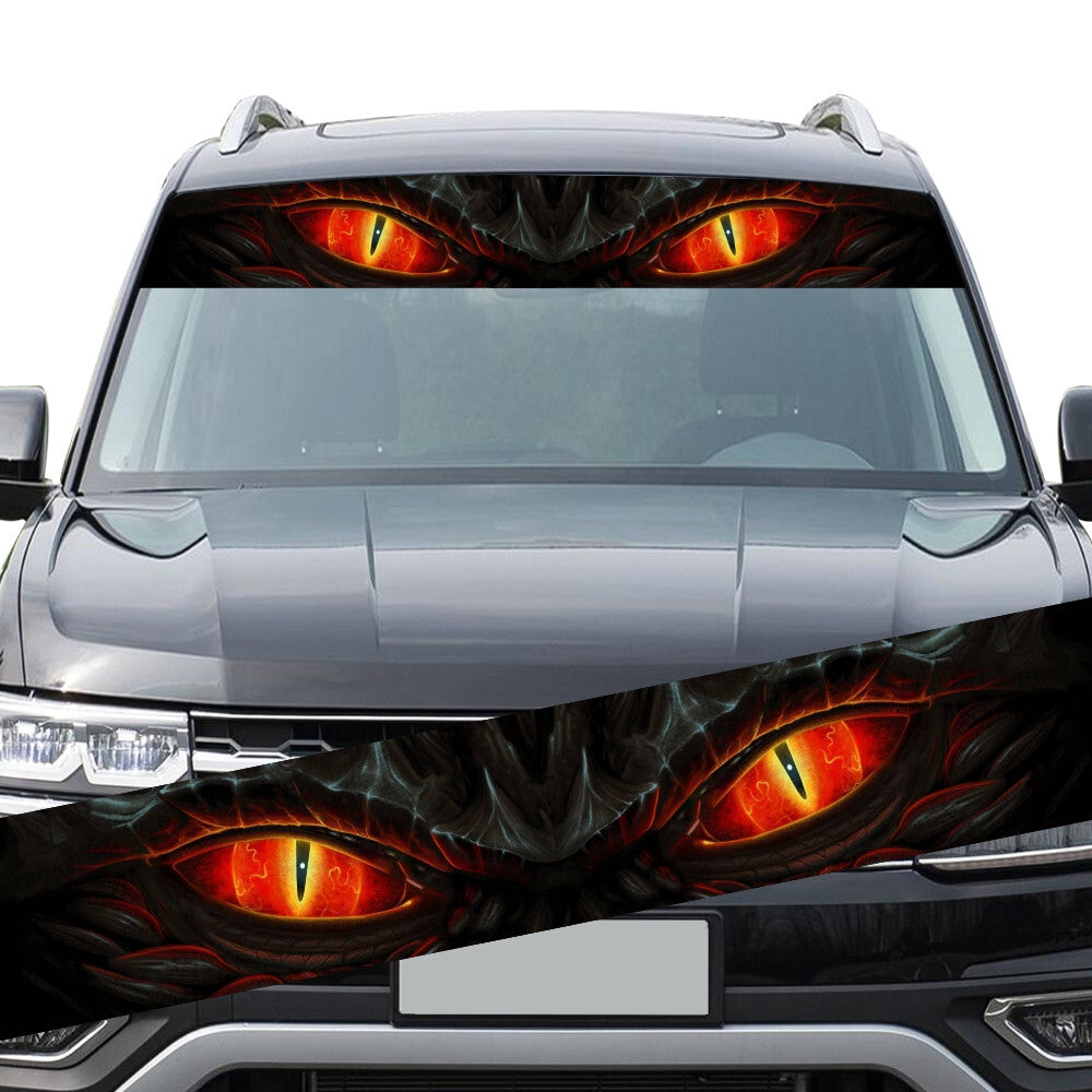 Car Stickers Windshield Decals Dragon Eye Graphics Vinyl Waterproof For Auto SUV
