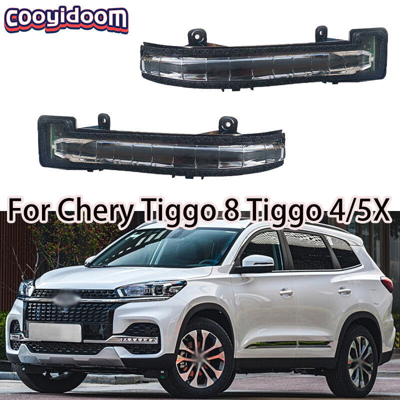 1Pair LED Rear View Mirror Turn Signal Light Lamp for Chery Tiggo 8 Tiggo 4/5x