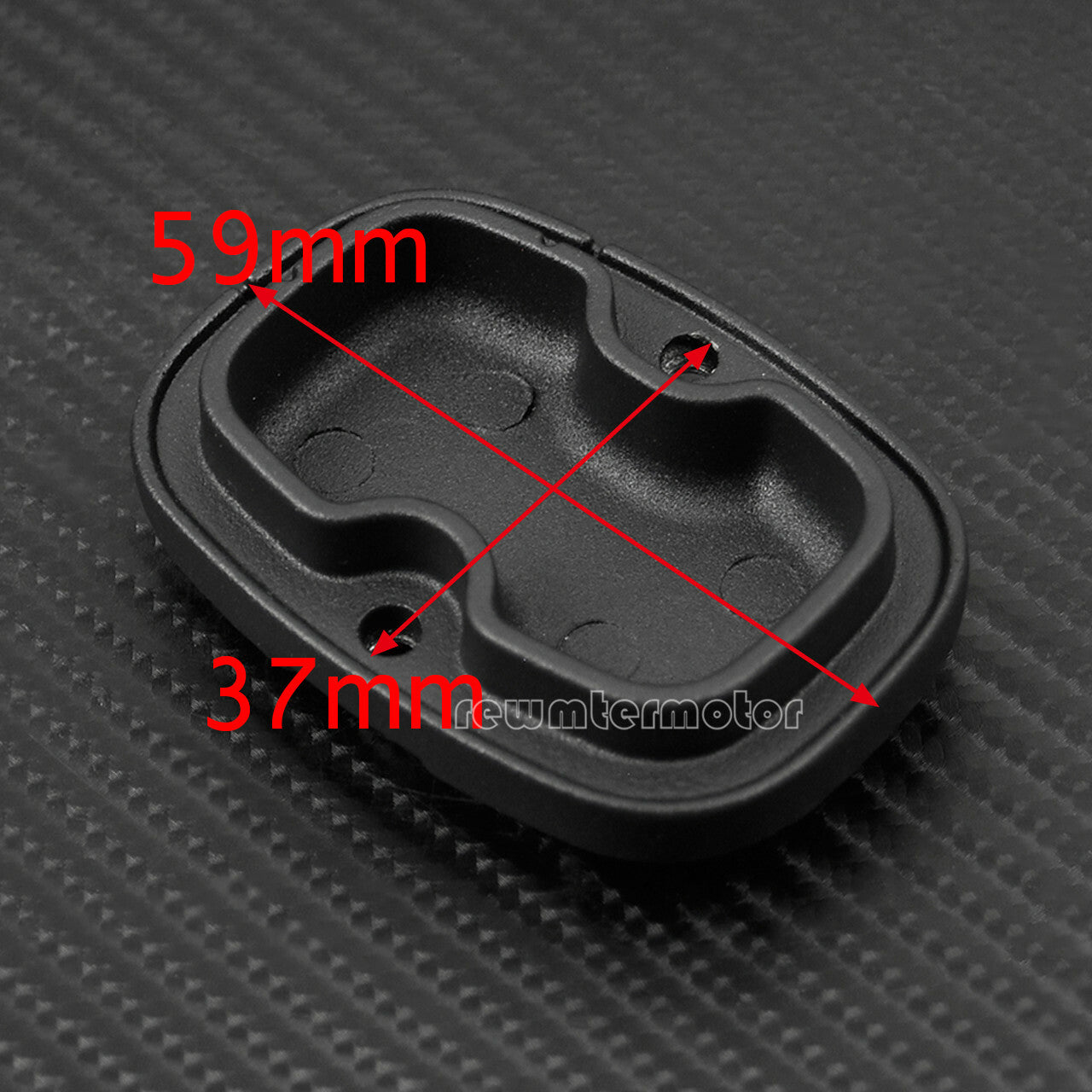Matte Rear Brake Master Cylinder Cover Fit for Harley Touring Road Glide 2008-19
