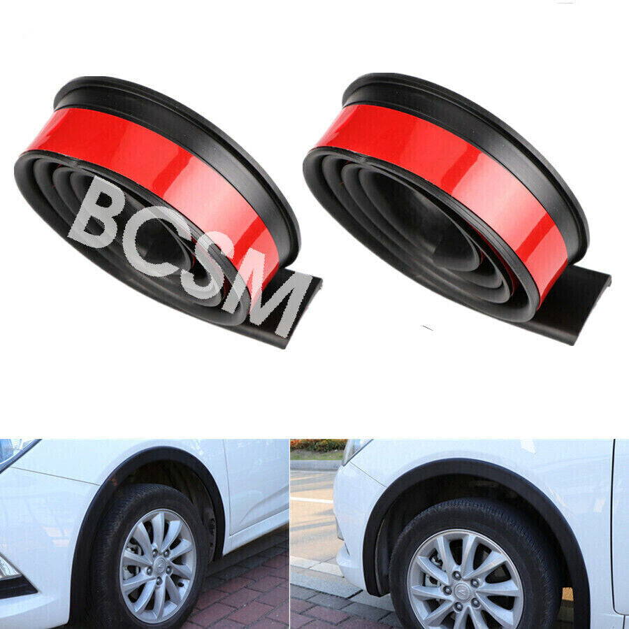 Car Wheel Fender Extension Rubber Moulding Flare Trim Protector Accessories
