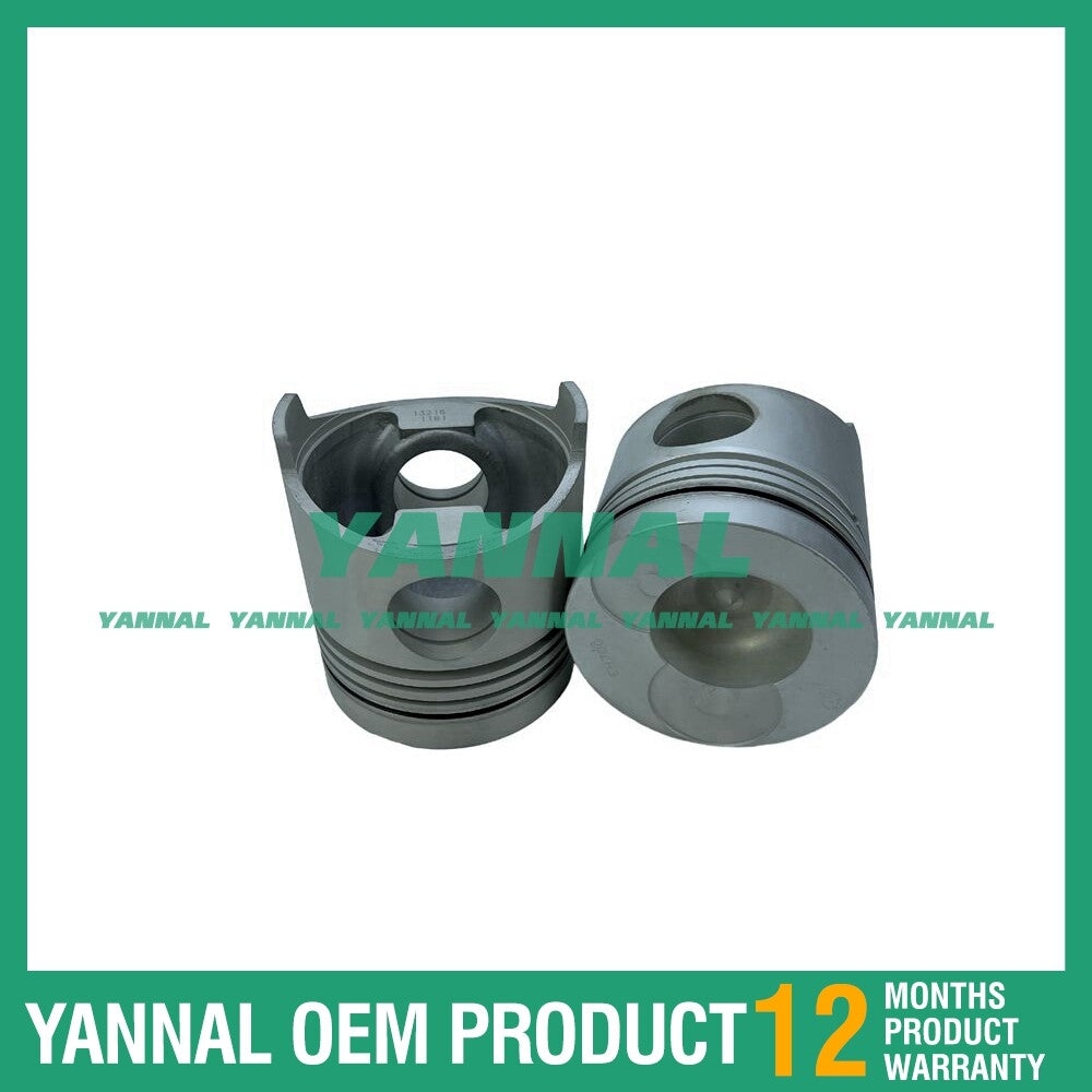 6x EH700 Piston Kit STD for Hino Diesel Engine Parts