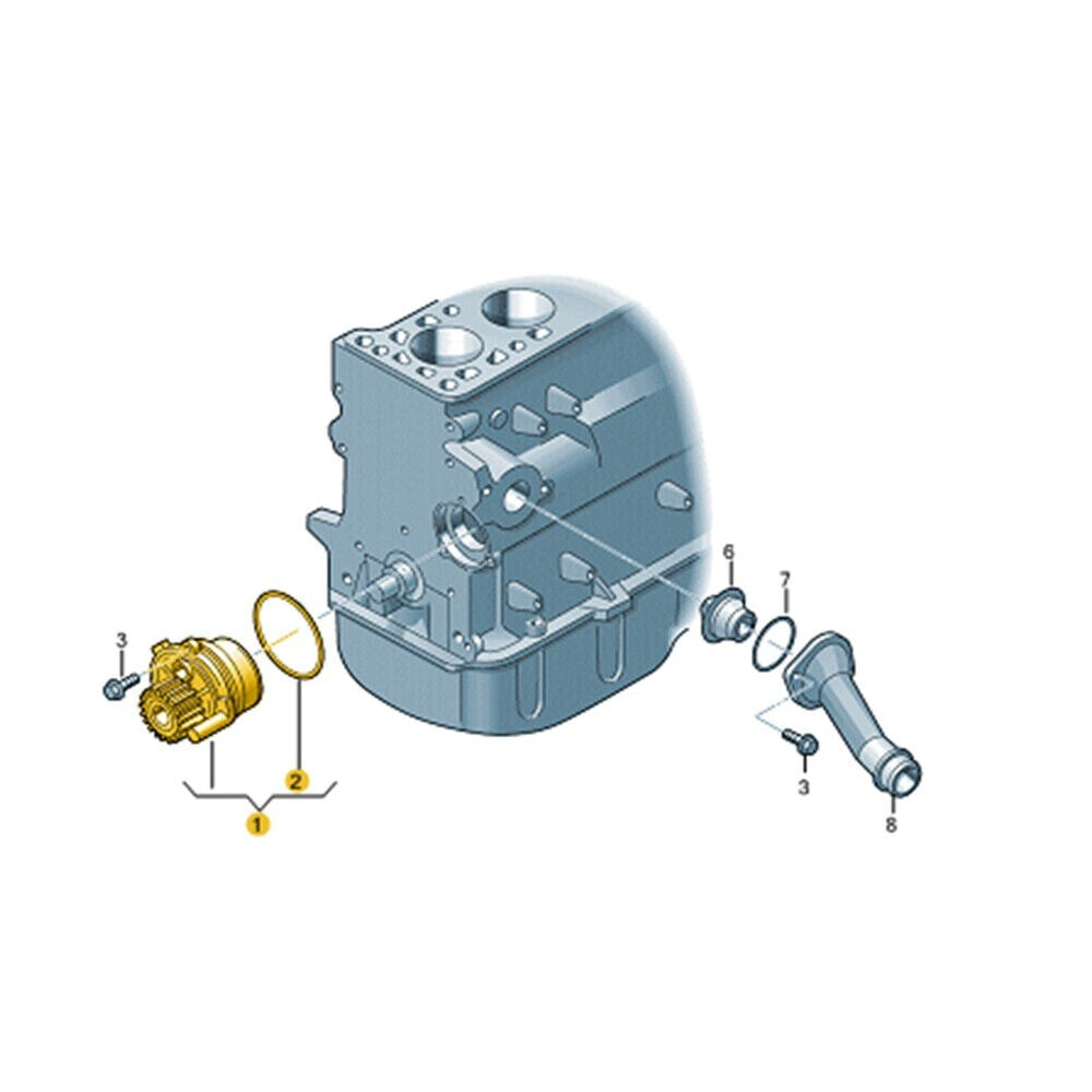 06F121011 Water Coolant Pump Repair Set for Audi A3 A4 A6 TT for VW for Passat for Jetta 2T n