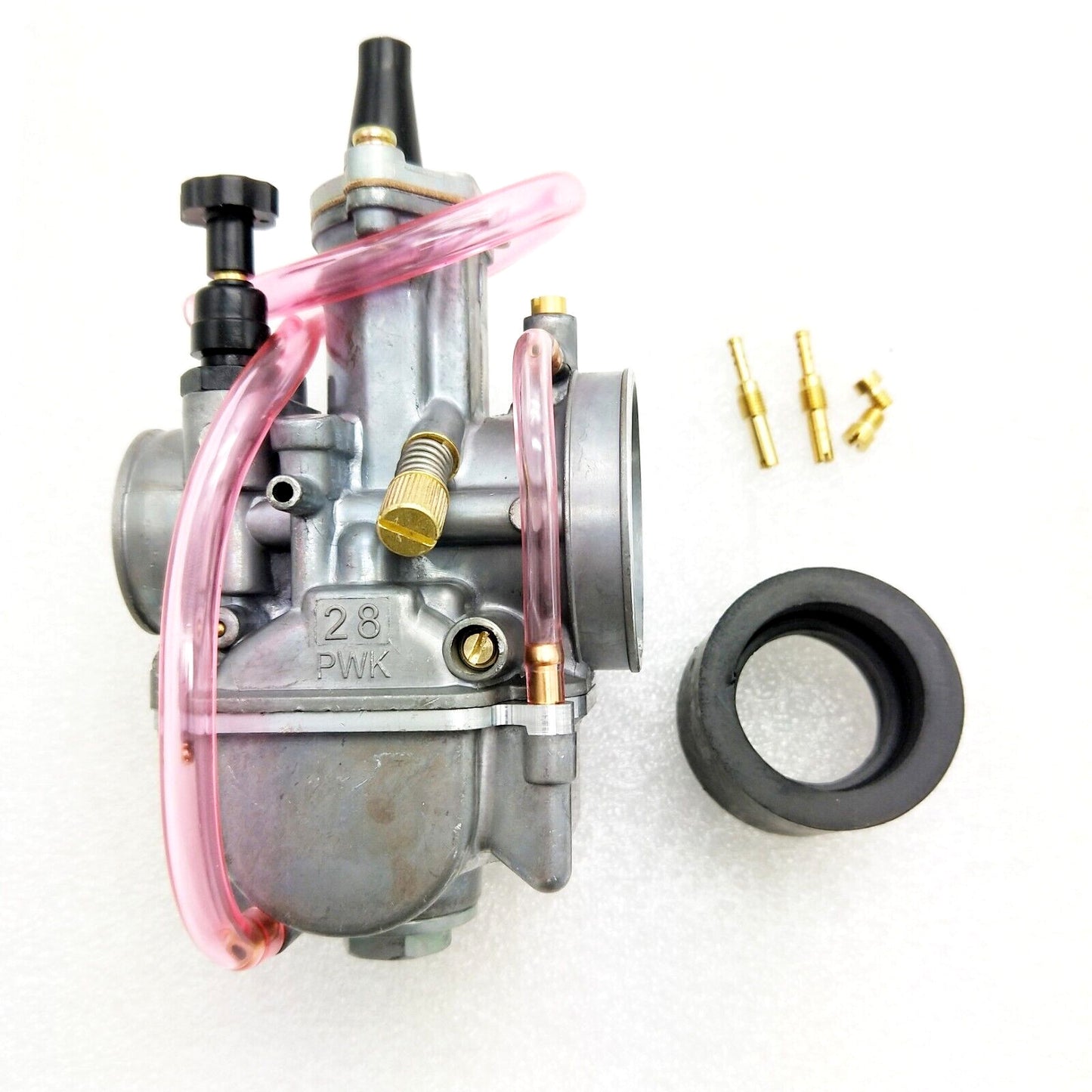 New Carburetor For Keihin PWK28 2-Stroke Racing Flat Side OKO KOSO 28mm ATV Carb