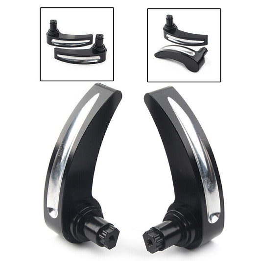 Aluminum Black Race Saddlebag Lid Lifter for Harley Touring Road King FLT 14-18 Q