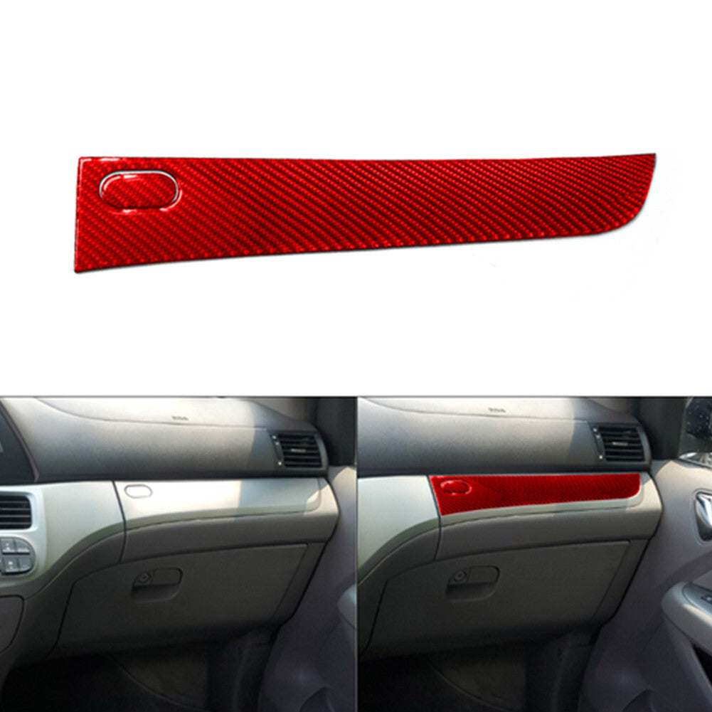 Carbon Fiber Interior Gear Shifter Panel Cover Trim for Honda CR-V 2017-2021 v