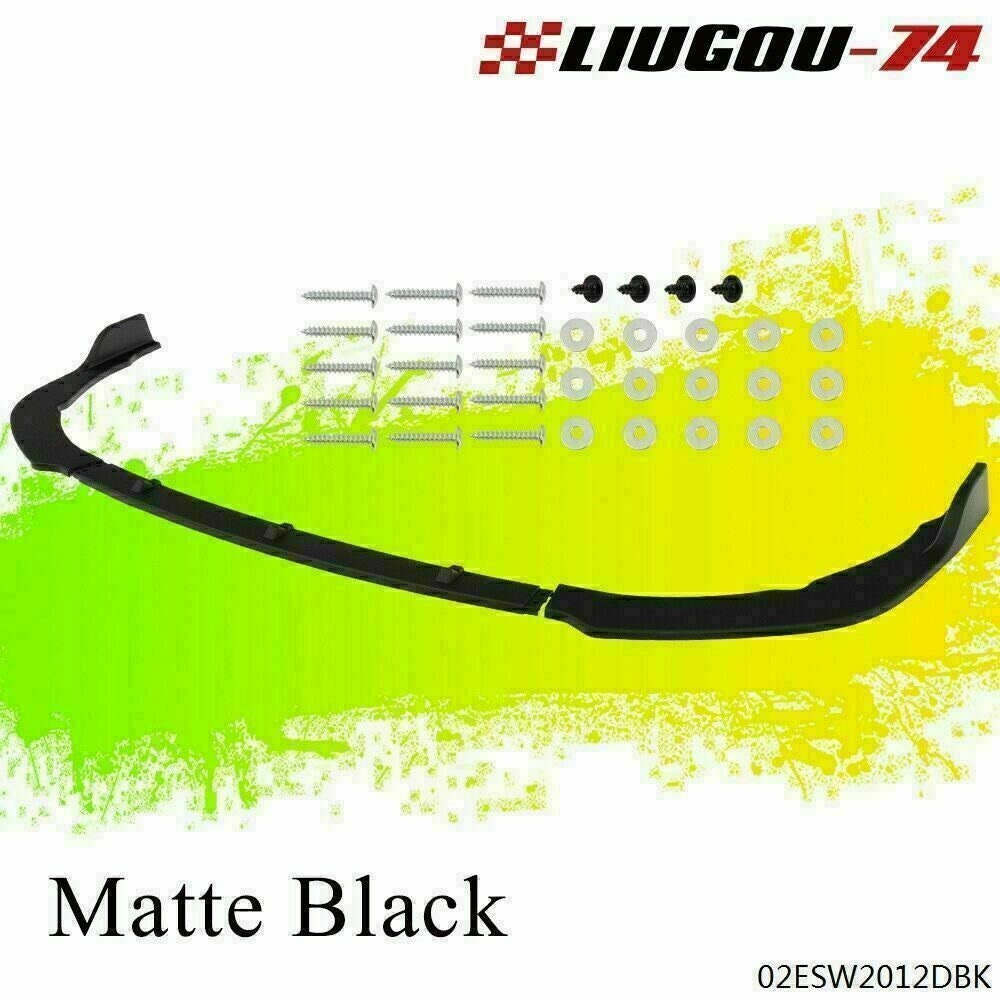 3-Piece Matte Front Bumper Lip Kit for 2018-2020 for Toyota for Camry (Spoiler ) Q