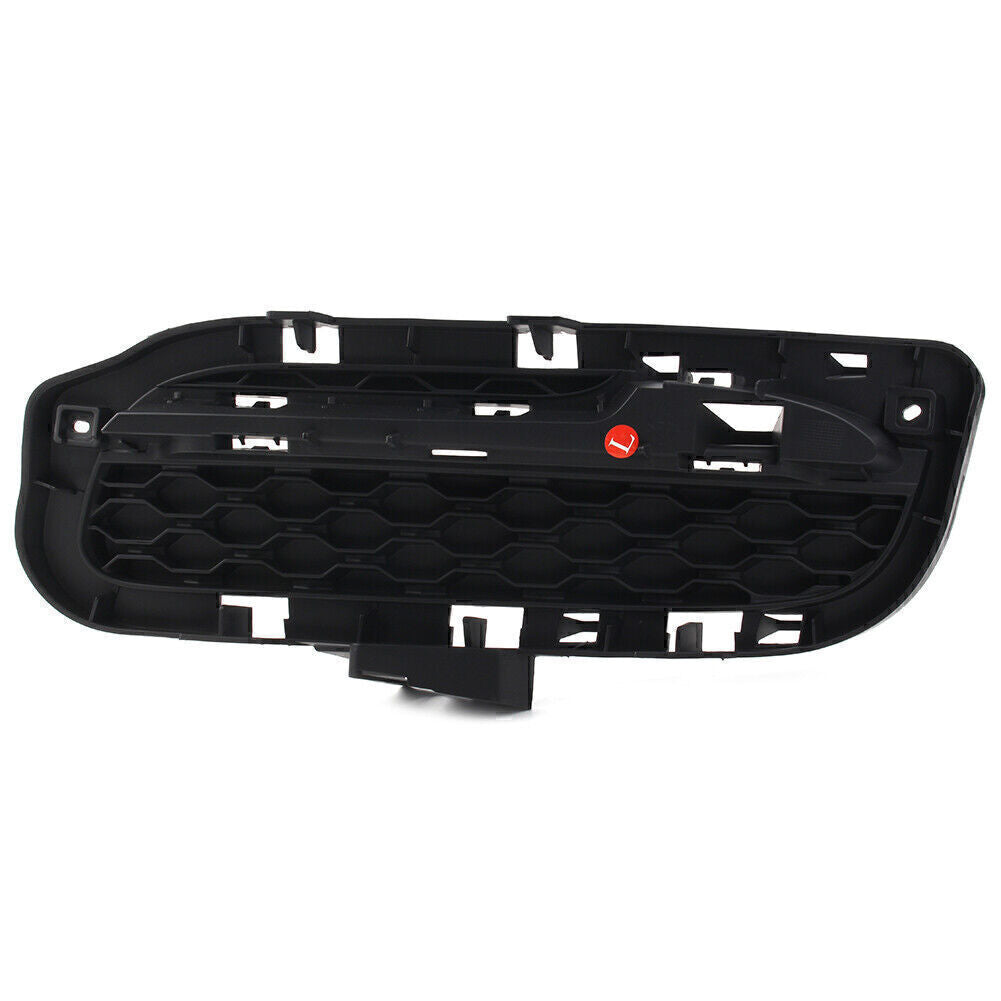 Front Bumper Fog Lamp Grille Grill Left Side ABS Black Fit for JAGUAR XJ 2016-2021